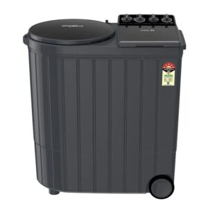 WHIRLPOOL Semi Automatic Washing Machine With 3D Scrub Technology, Waterproof & Shockproof Control Panel, 5 Wash Programme, Graphite Grey - Ace XL, 10 kg